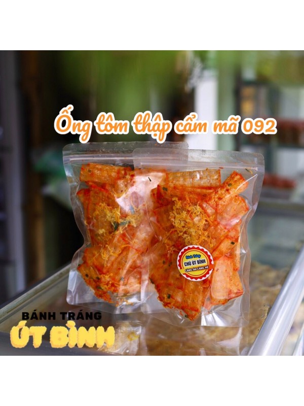 Zip 100gr Bánh Tráng Ống Tôm Thập Cẩm Mã 092